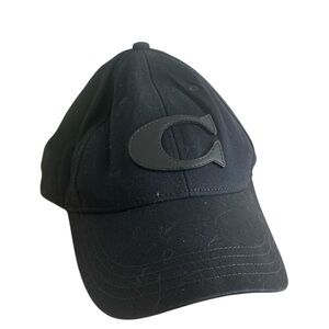 Coach Varsity C Canvas Hat Leather Patch